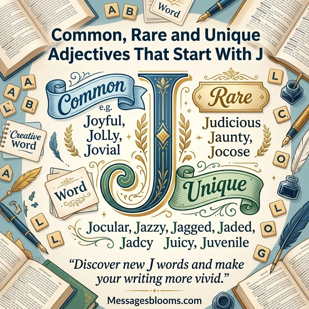 Common, Rare and Unique Adjectives That Start With J
