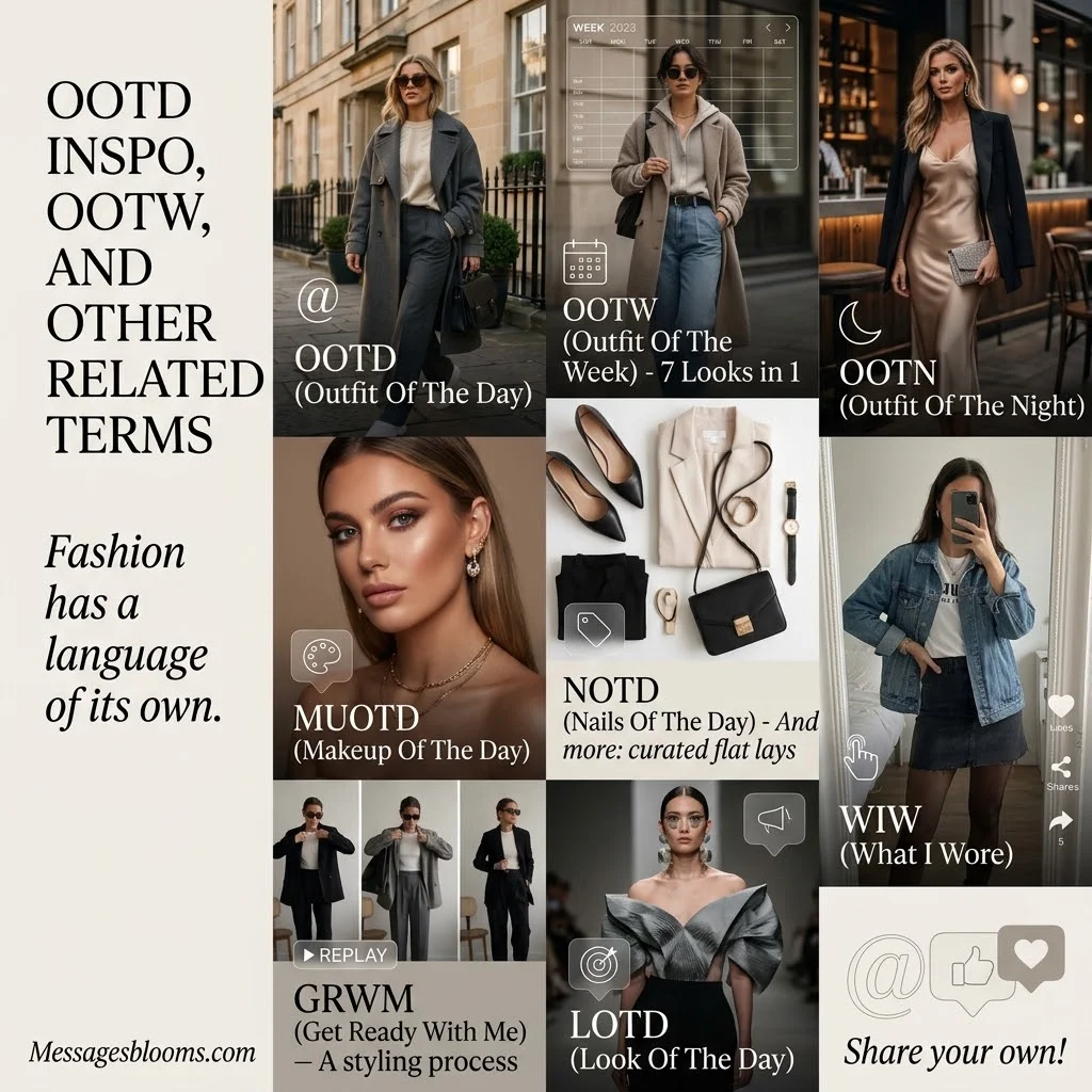 OOTD Inspo, OOTW, and Other Related Terms You Should Know
