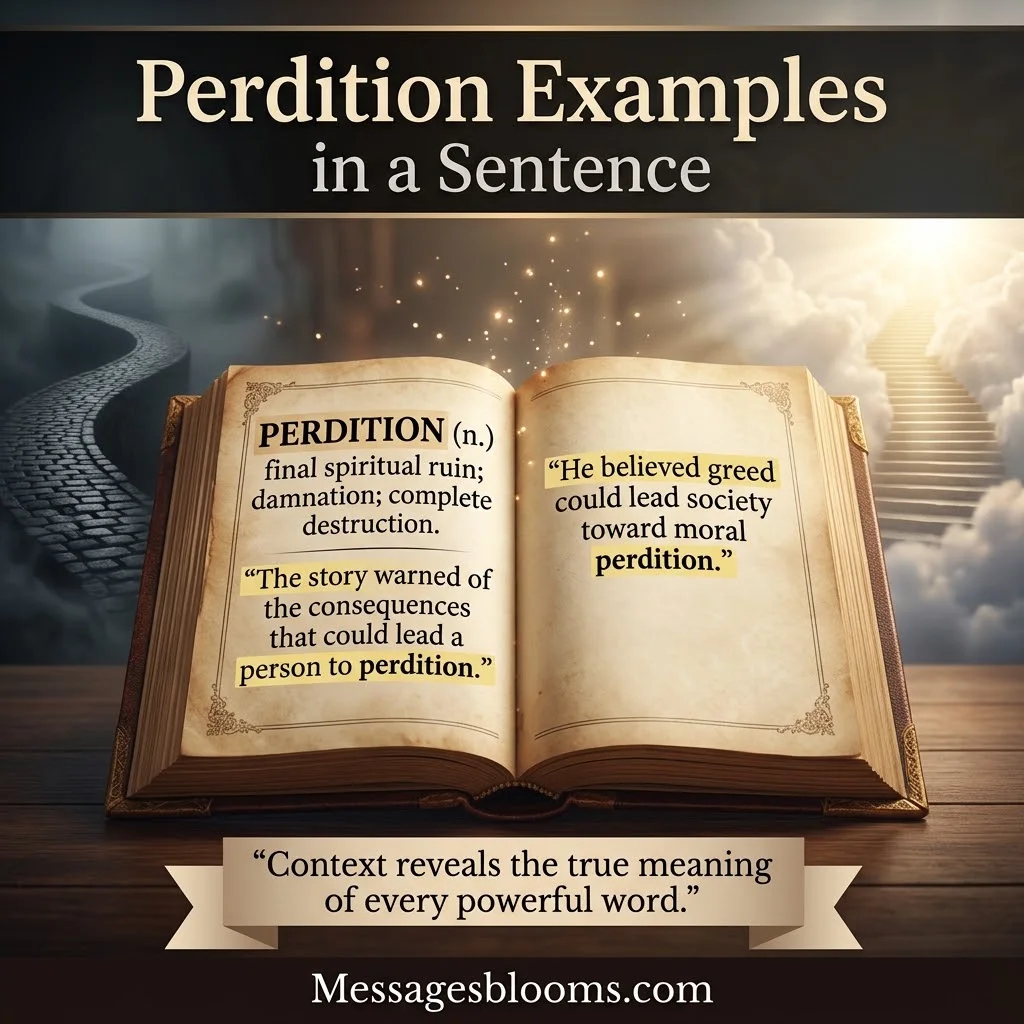 Perdition Examples in a Sentence
