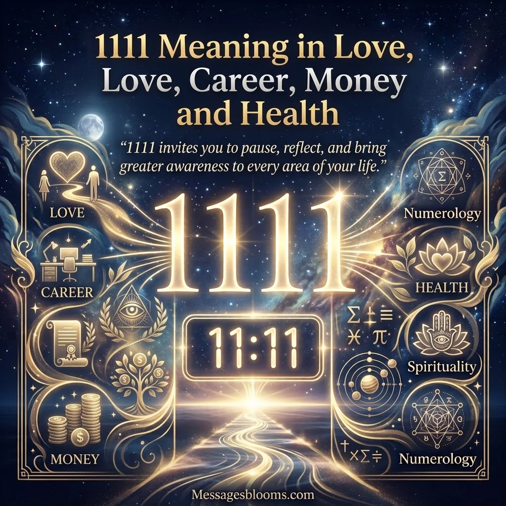 1111 Meaning in Love, Career, Money and Health