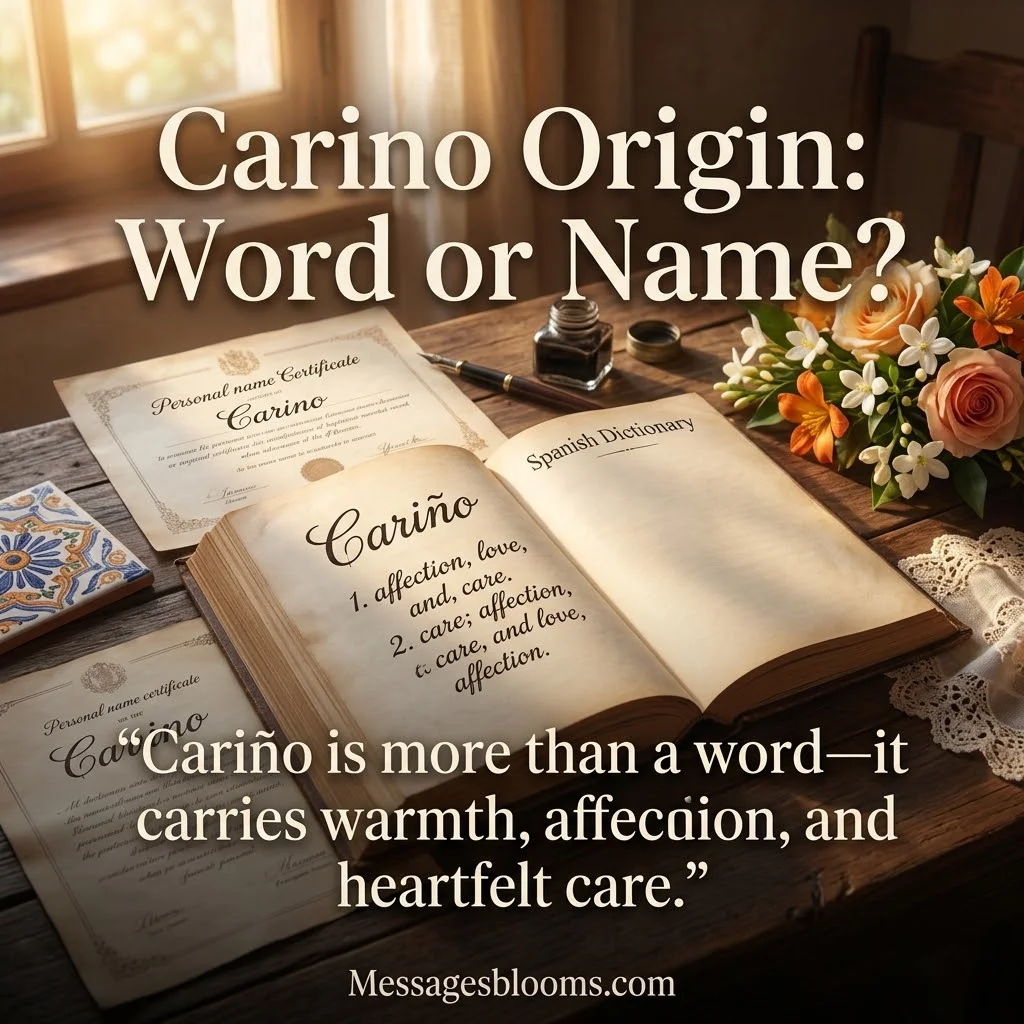 Carino Origin: Word or Name?