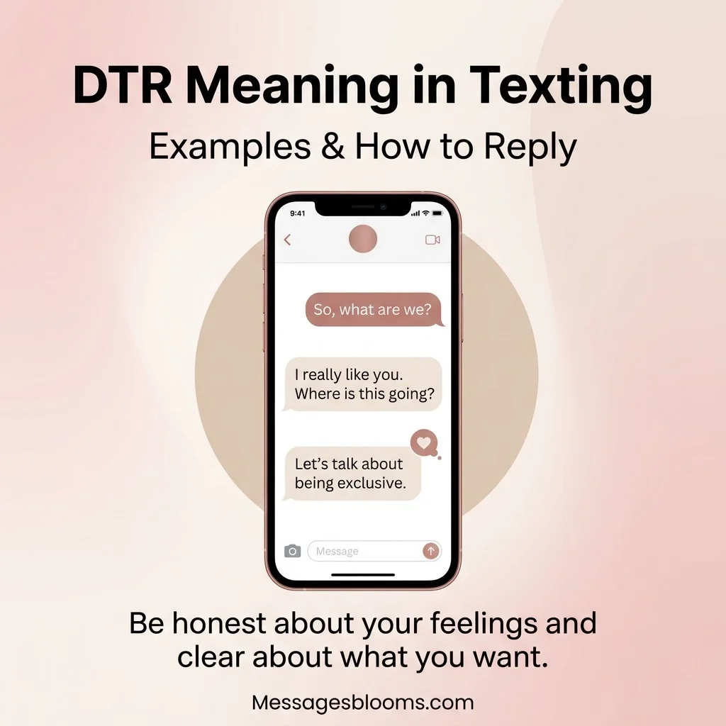 DTR Meaning in Texting: Examples and How to Reply