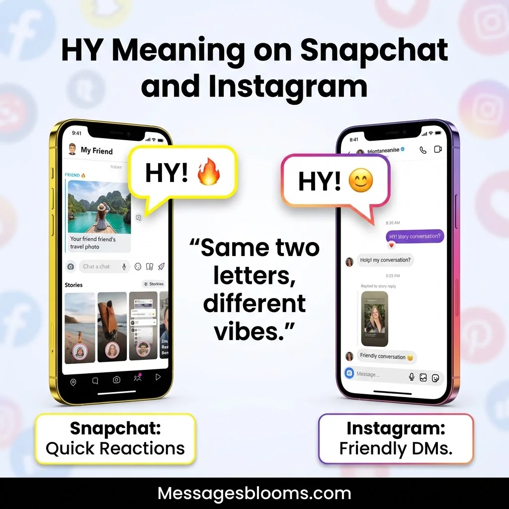 HY Meaning on Snapchat and Instagram