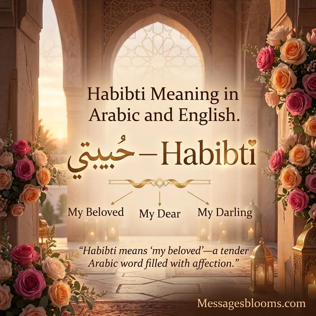 Habibti Meaning in Arabic and English