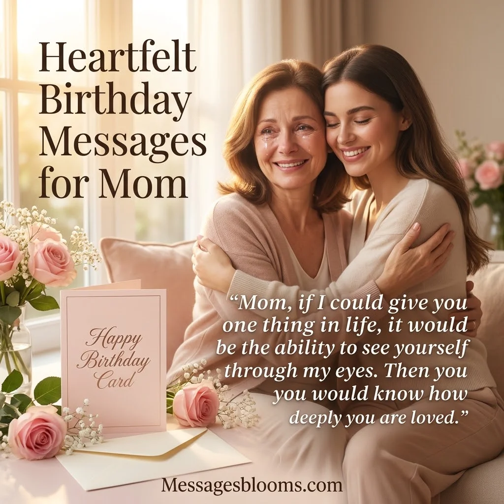 Heartfelt Birthday Card Messages for Mom That Bring Happy Tears