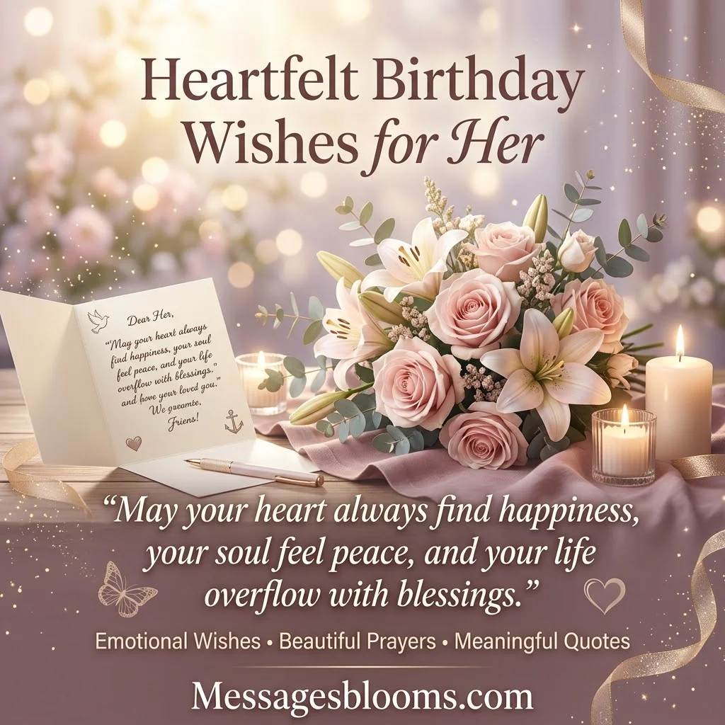 Heartfelt Birthday Wishes for Her (Emotional, Prayers & Quotes)