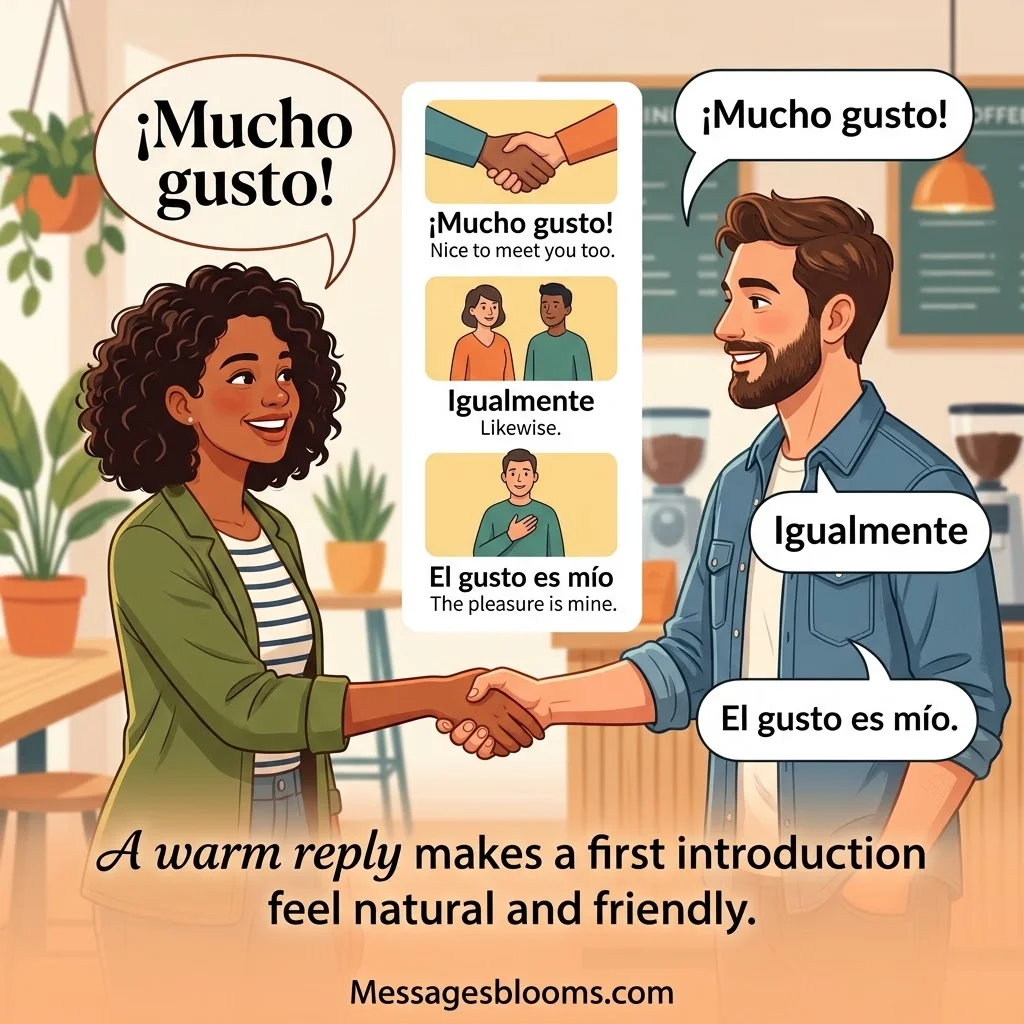 How to Reply to Mucho Gusto