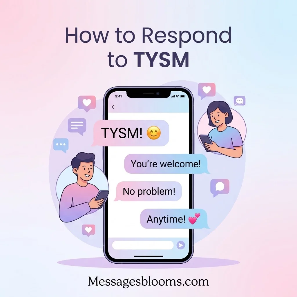 How to Respond When Someone Texts TYSM