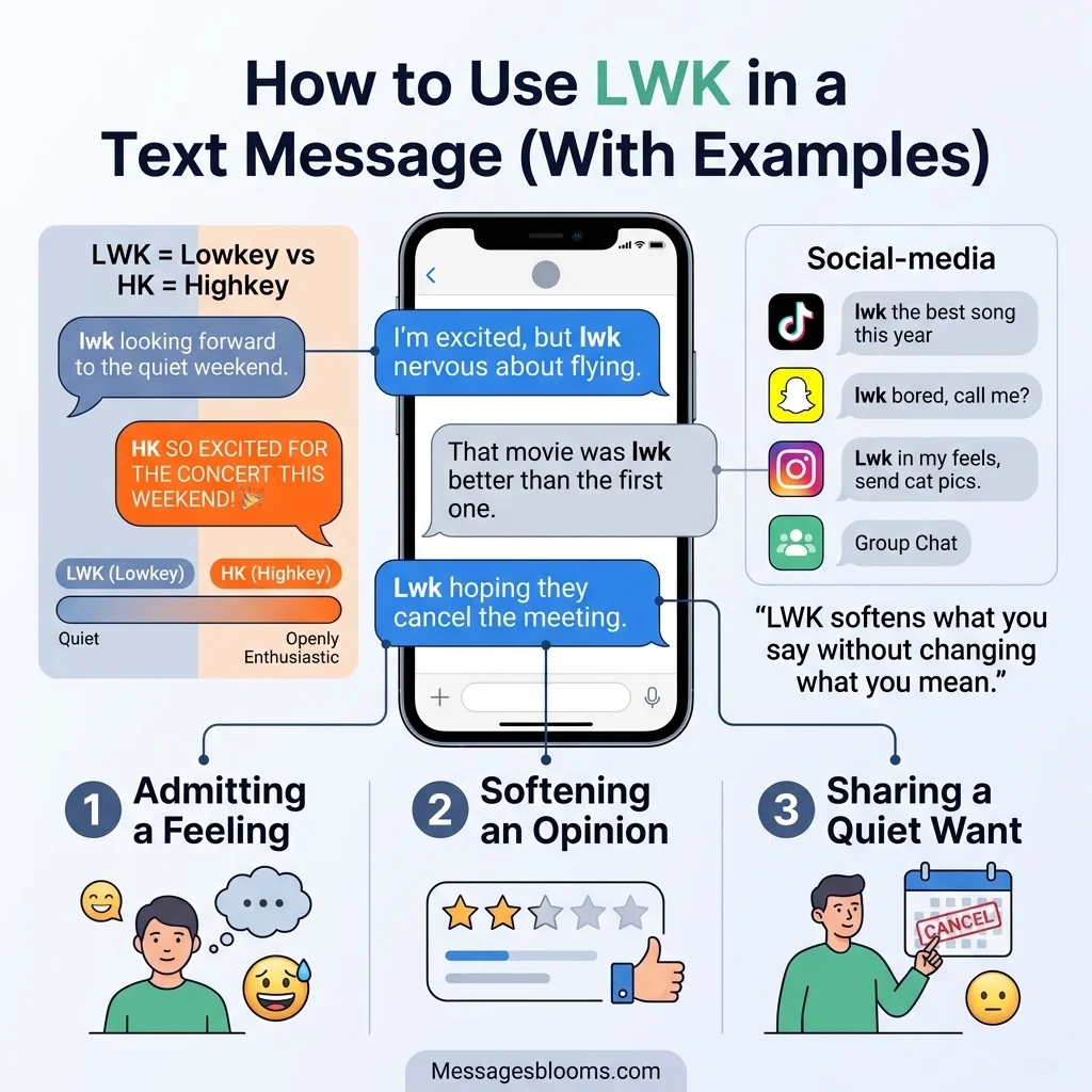 How to Use LWK in a Text Message (With Examples)