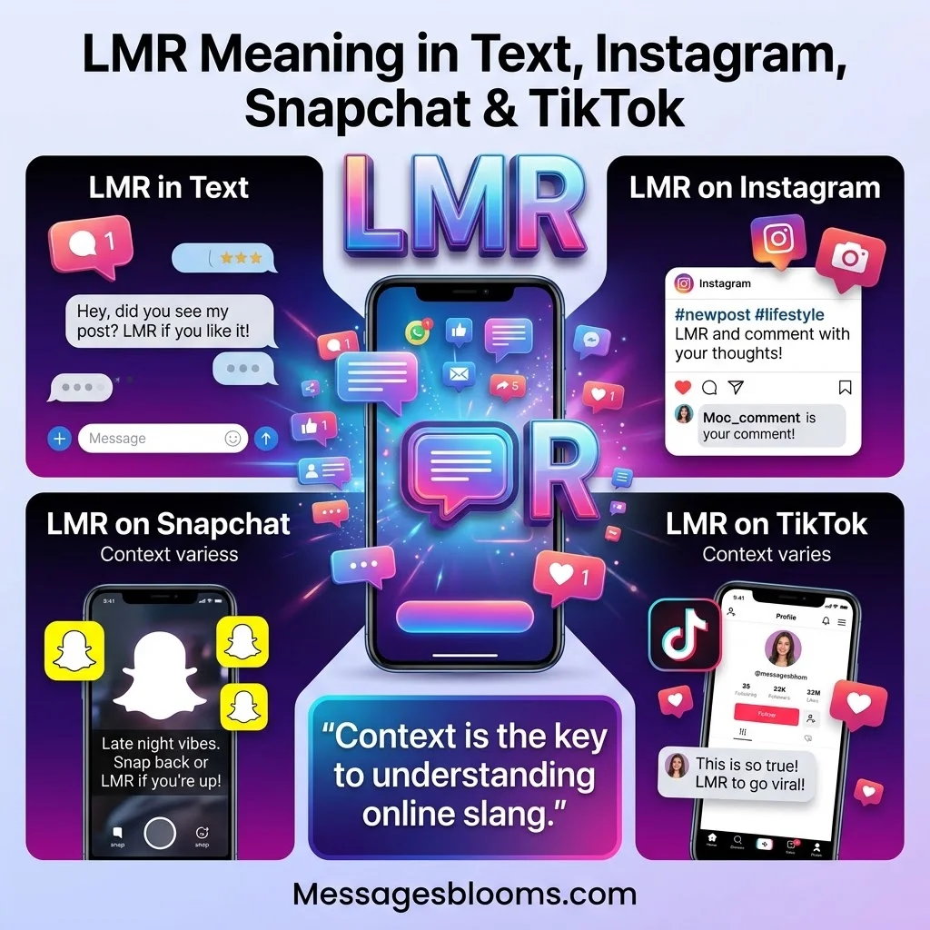 LMR Meaning in Text, Instagram, Snapchat & TikTok