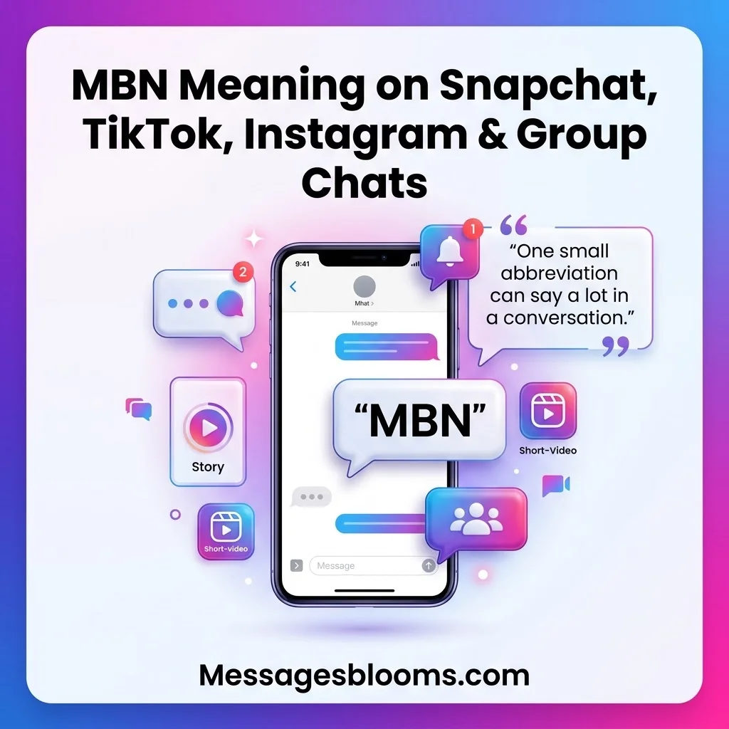 MBN Meaning on Snapchat, TikTok, Instagram & Group Chats