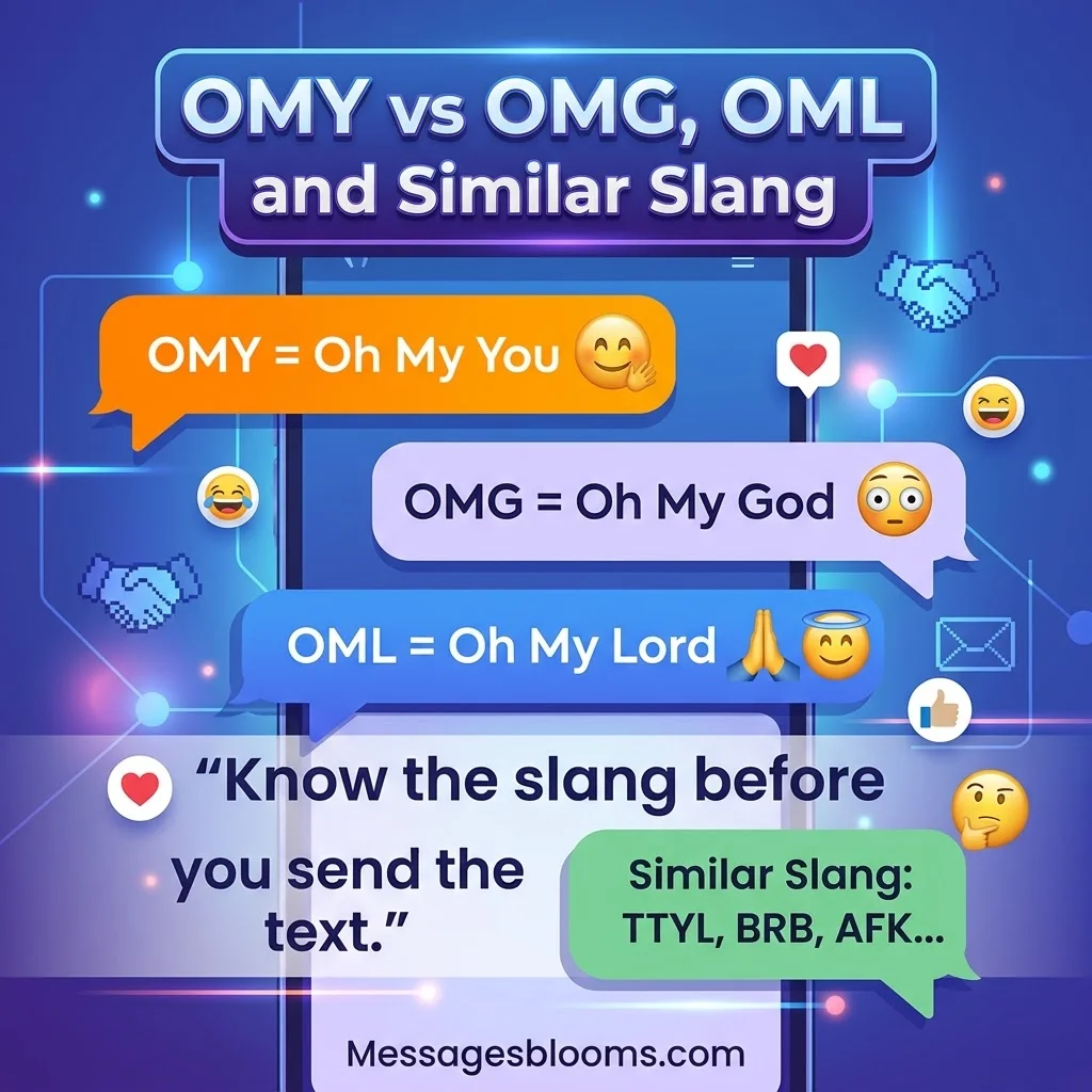 OMY vs OMG, OML and Similar Slang