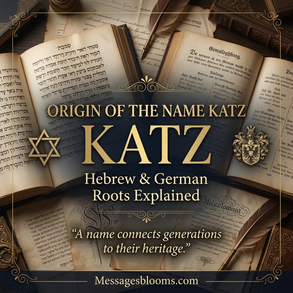 Origin of the Name Katz: Hebrew and German Roots
