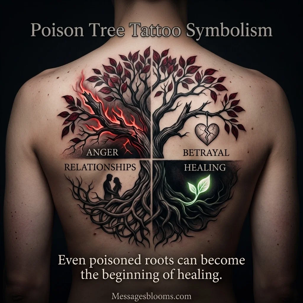 Poison Tree Tattoo Symbolism: Anger, Betrayal, Relationships and Healing