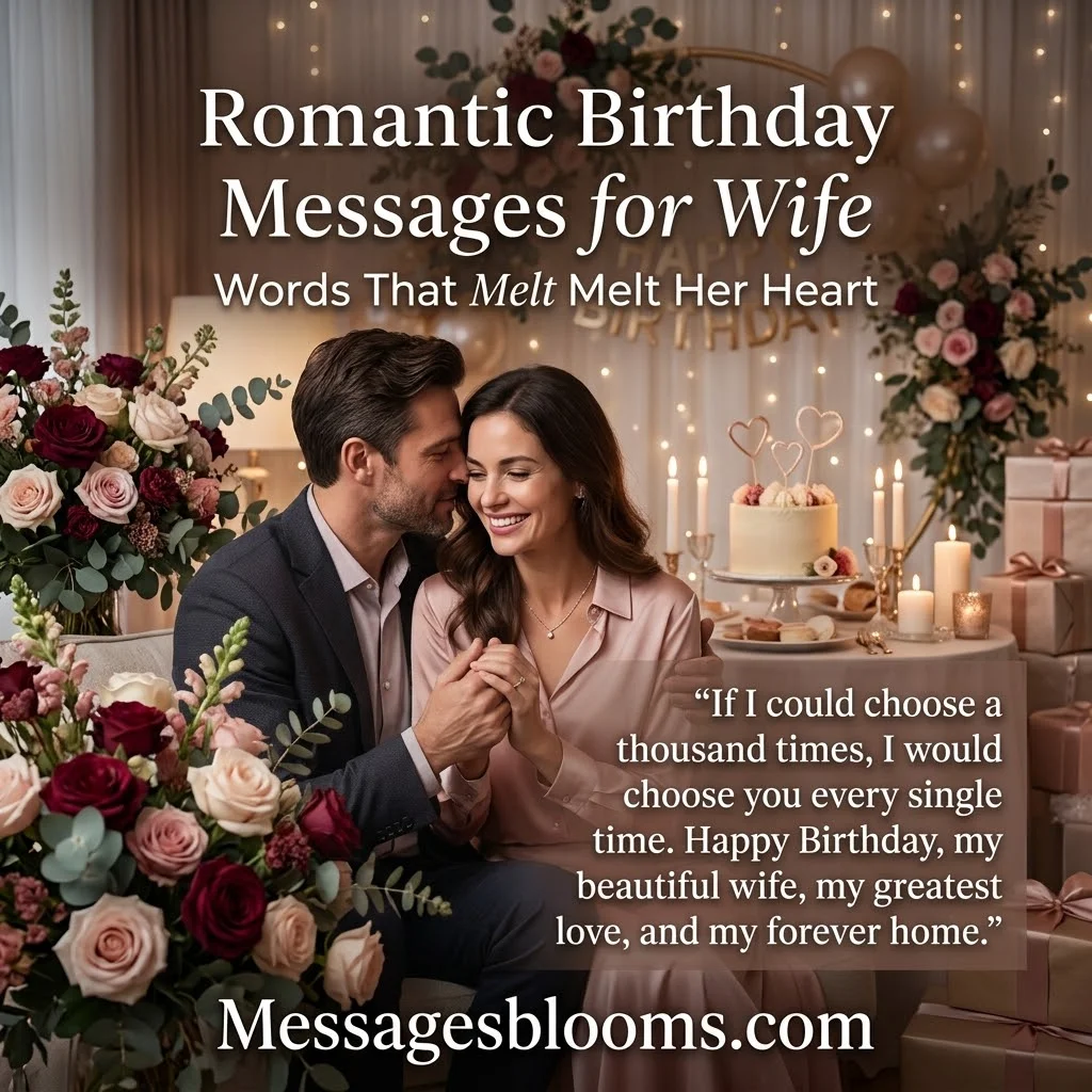 Romantic Birthday Messages for Wife That Melt Her Heart