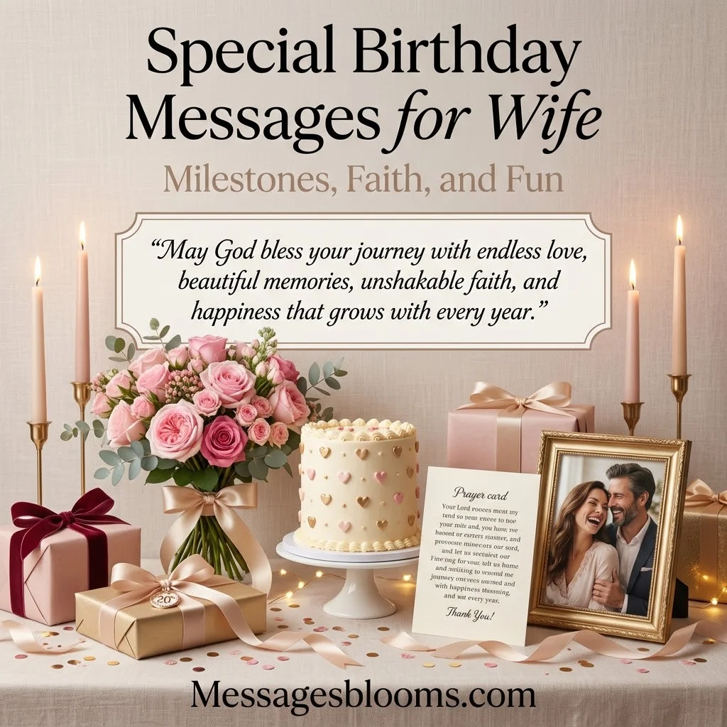 Special Birthday Messages for Wife: Milestones, Faith, and Fun