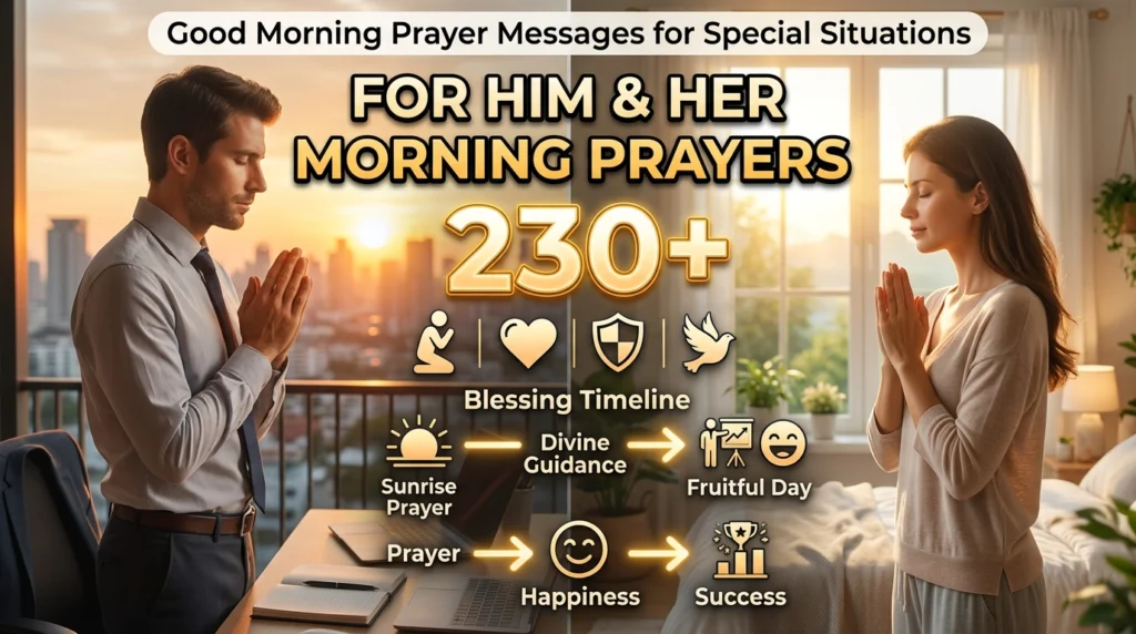 Good Morning Prayer Messages for Special Situations