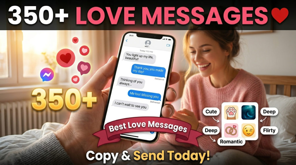Heartfelt Love Messages for Her and Him That Touch the Soul