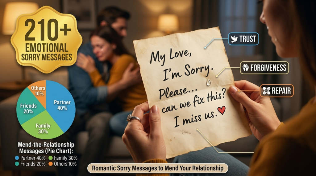 Romantic Sorry Messages to Mend Your Relationship