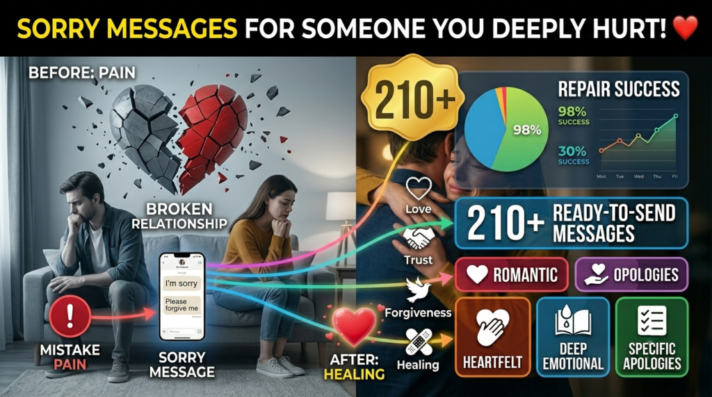 Sorry Messages for Someone You Deeply Hurt