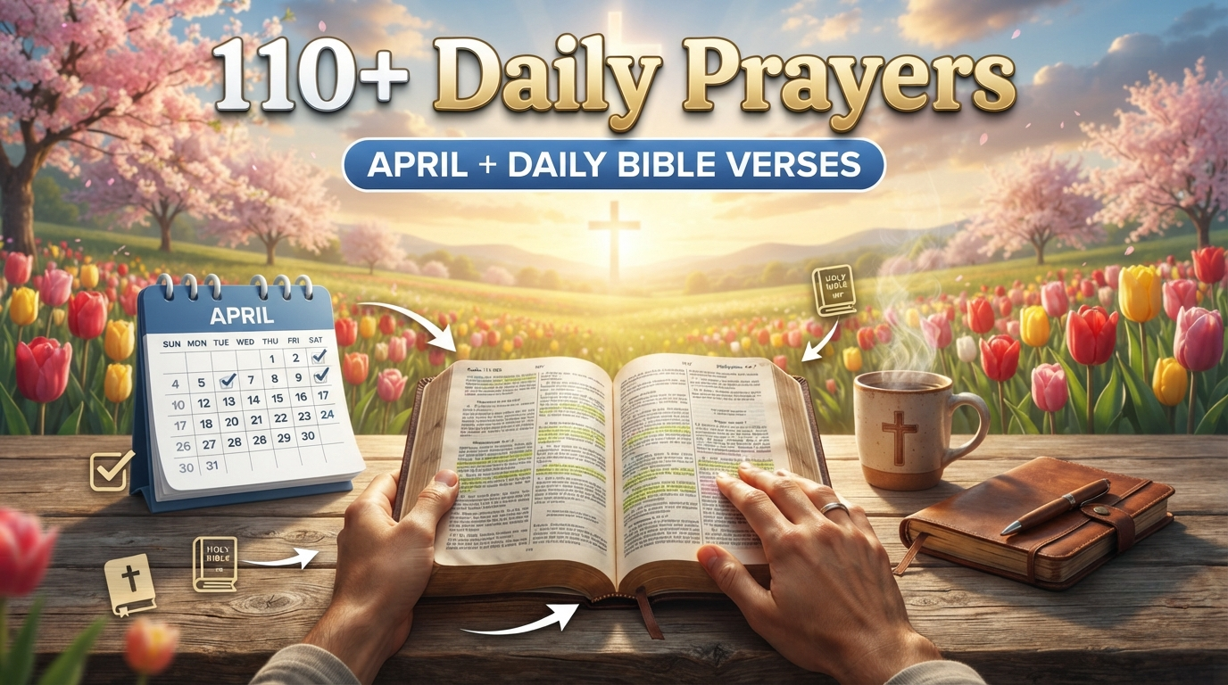110+ Daily Prayers for the Month of April with Bible Verses