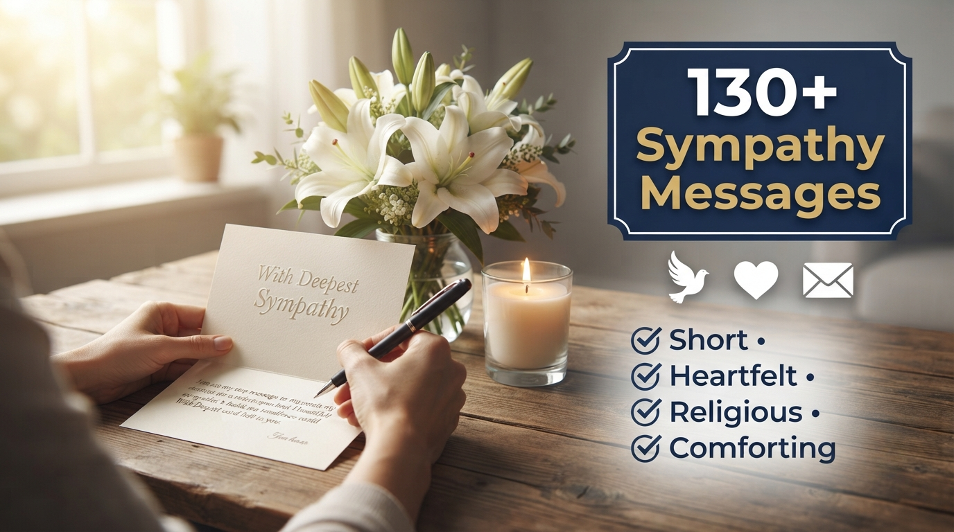 130+ Condolence Card Messages to Express Your Sympathy