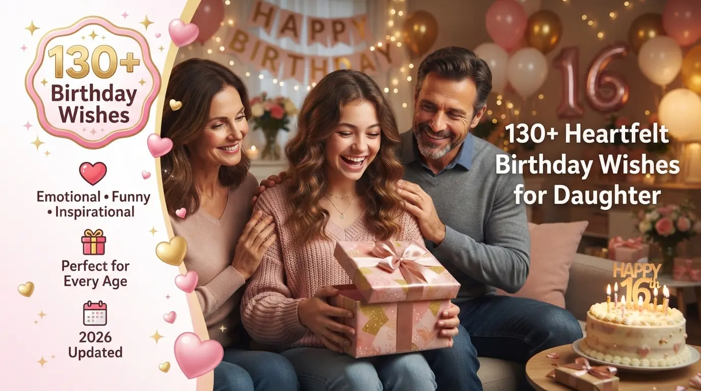 130+ Heartfelt Birthday Wishes for Daughter to Make Her Feel Truly Special