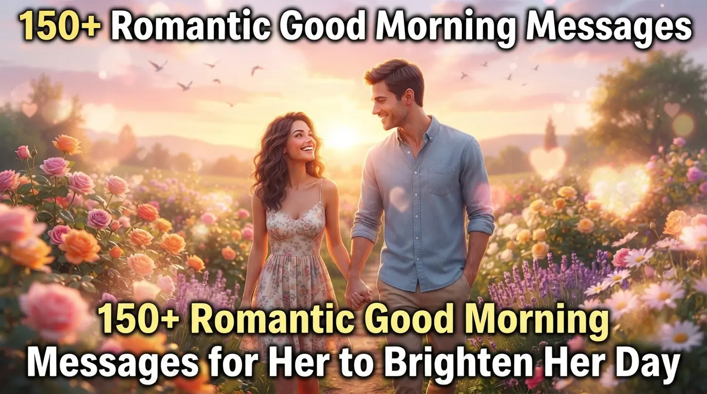 150+ Romantic Good Morning Messages for Her to Brighten Her Day