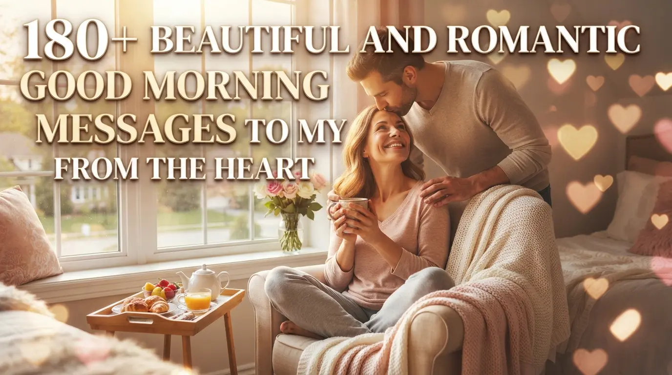 180+ Beautiful and Romantic Good Morning Messages to My Wife from the Heart