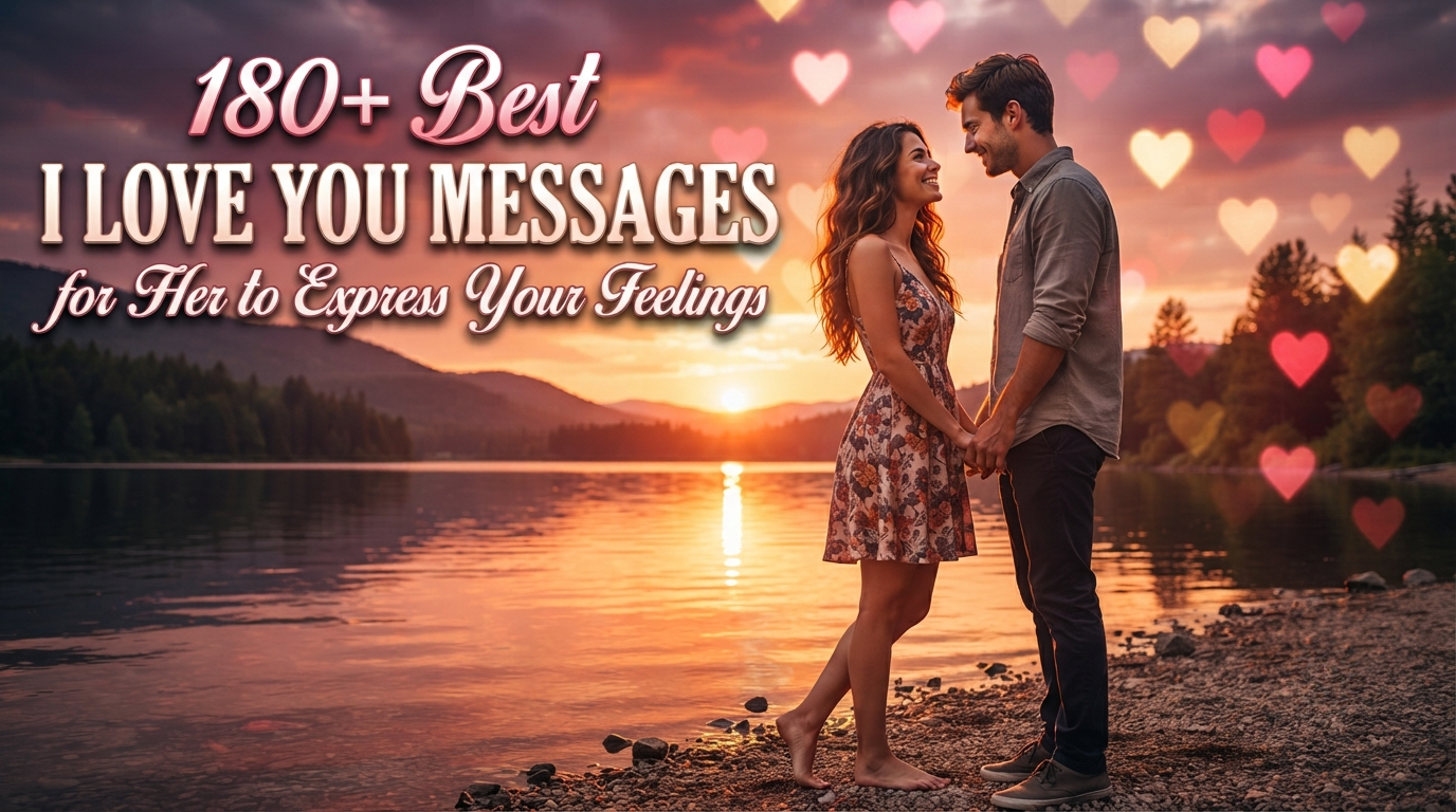 180+ Best I Love You Messages for Her to Express Your Feelings