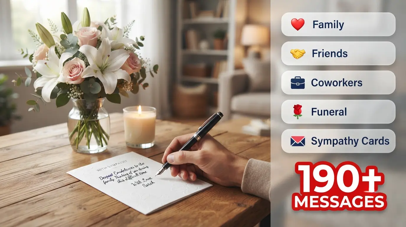 190+ Short Condolence Messages for Every Situation