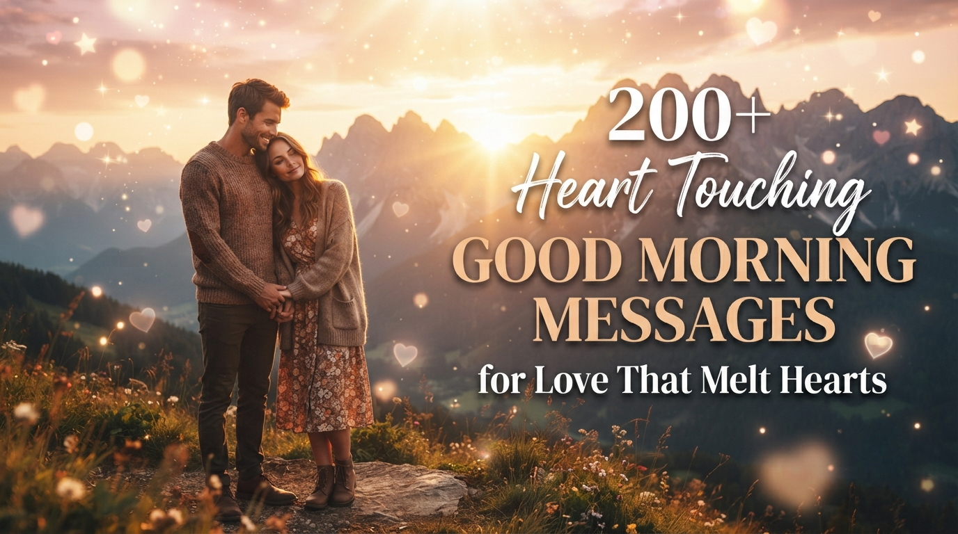 200+ Heart Touching Good Morning Messages for Love That Melt Hearts