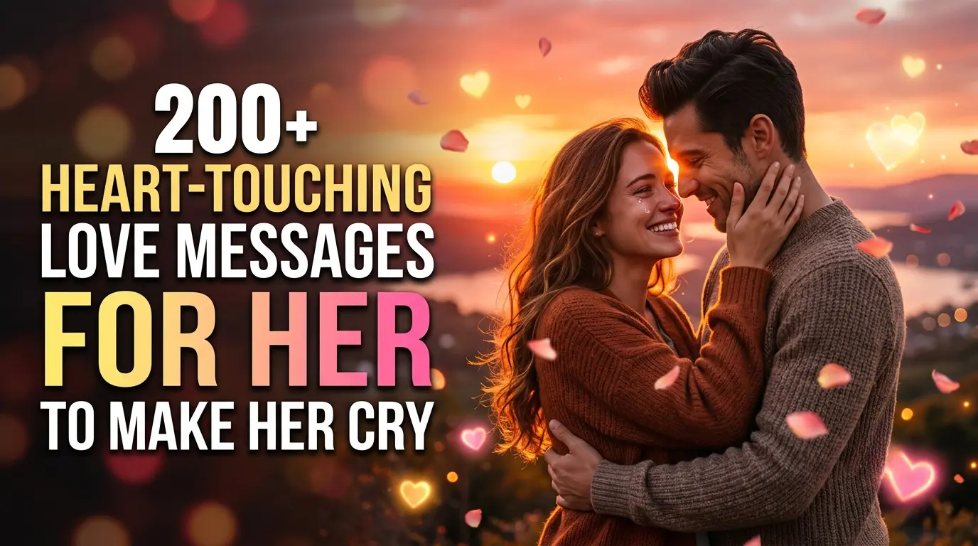200+ Heart-Touching Love Messages for Her to Make Her Cry