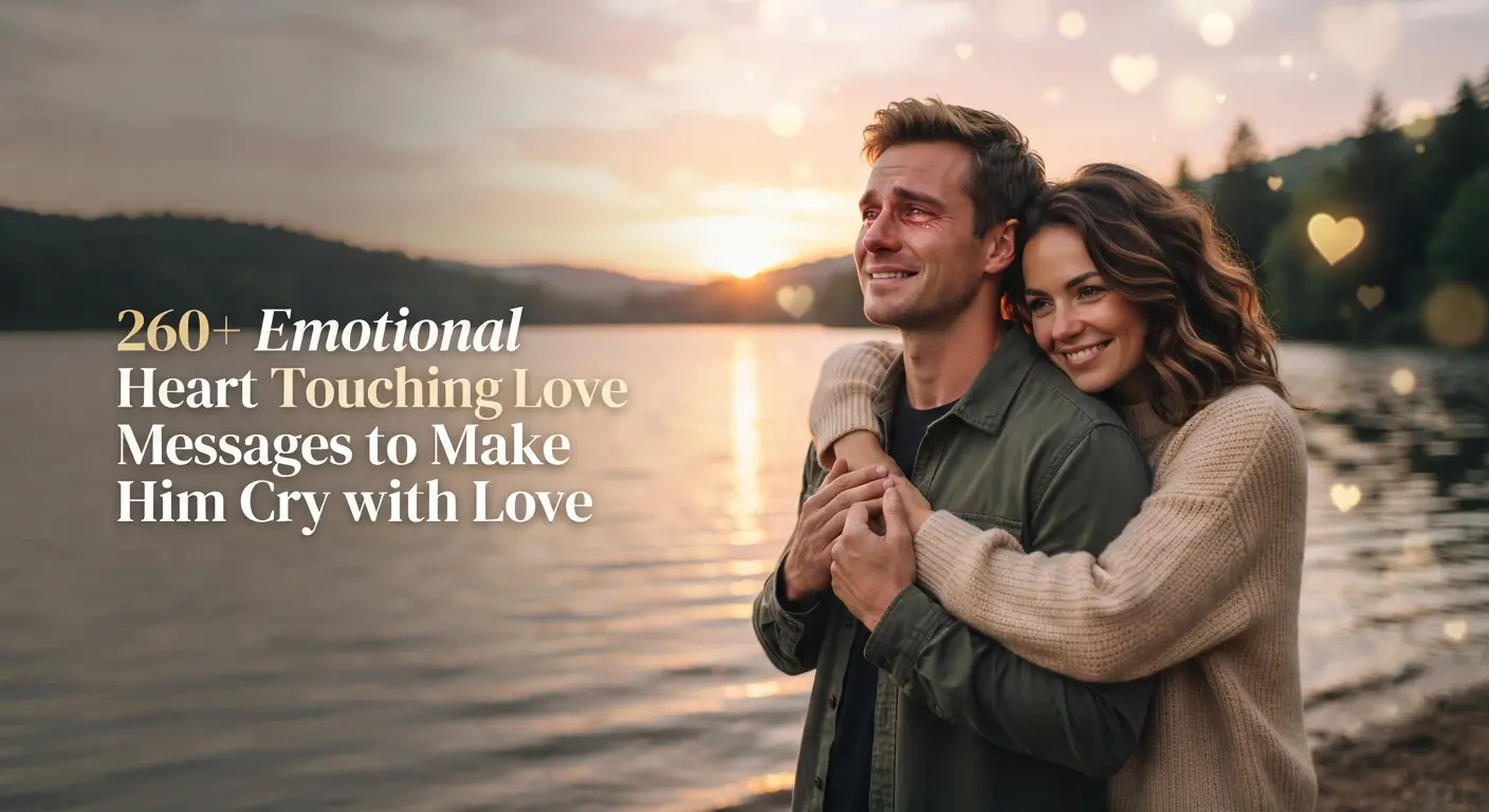 260+ Emotional Heart Touching Love Messages to Make Him Cry with Love