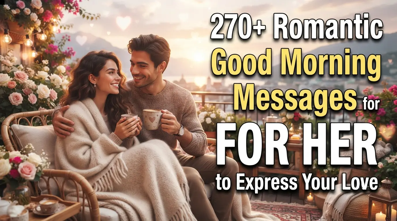 270+ Romantic Good Morning Messages for Her to Express Your Love