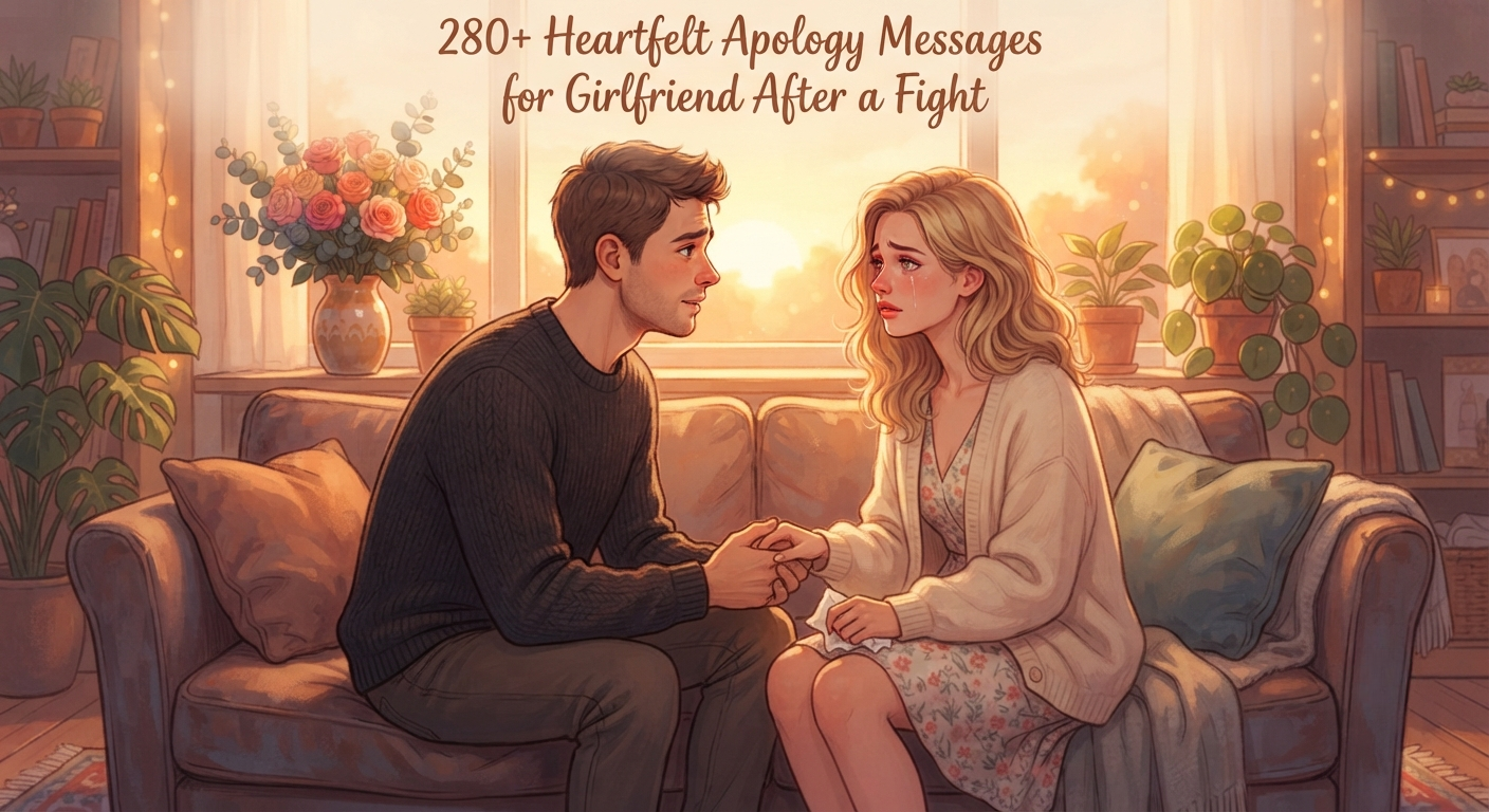 280+ Heartfelt Apology Messages for Girlfriend After a Fight