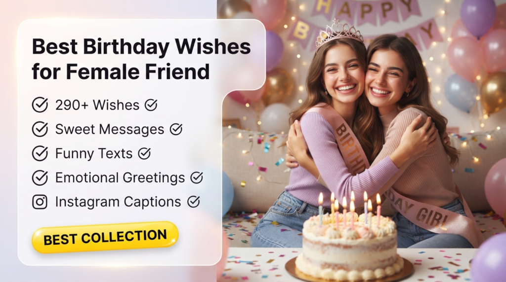 Best Birthday Wishes for Your Female Best Friend That Express Real Friendship
