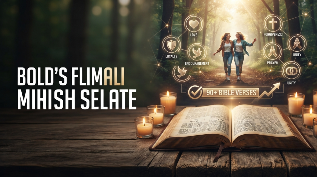 Bible Verses About True and Faithful Friendship