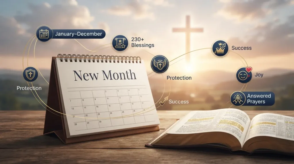  Biblical New Month Wishes, Blessings & Prayers by Category