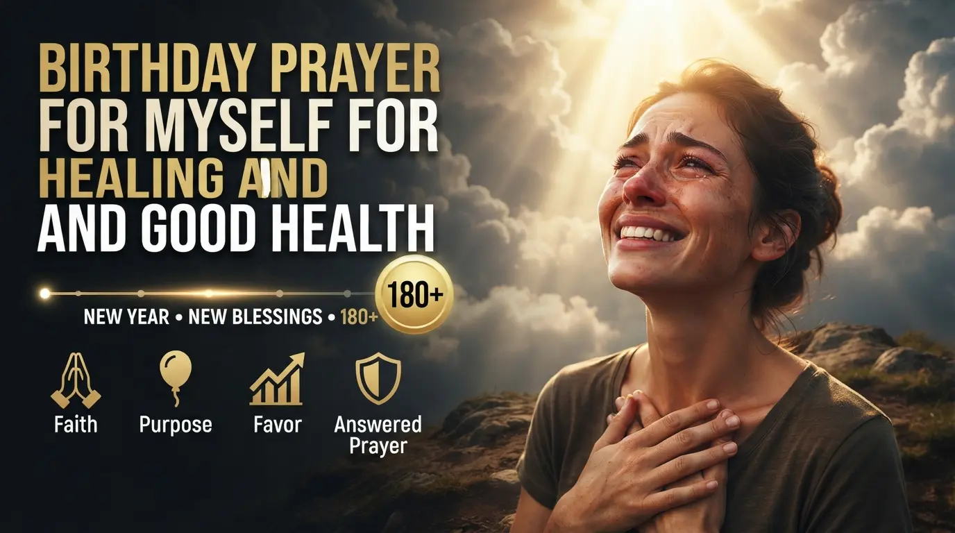 Birthday Prayer for Myself for Healing and Good Health