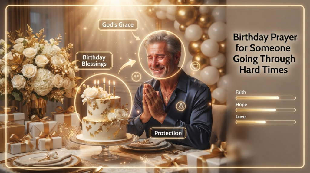 Birthday Prayer for Someone Going Through Hard Times