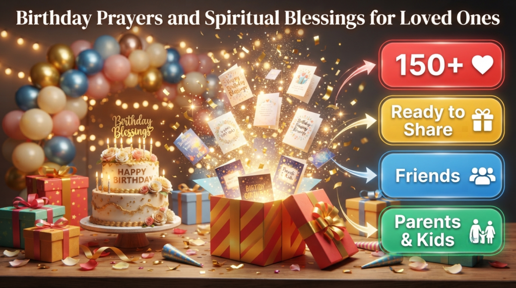 Birthday Prayers and Spiritual Blessings for Loved Ones