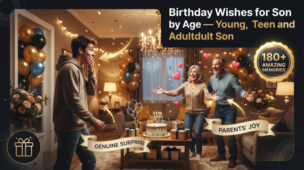 Birthday Wishes for Son by Age — Young, Teen and Adult Son