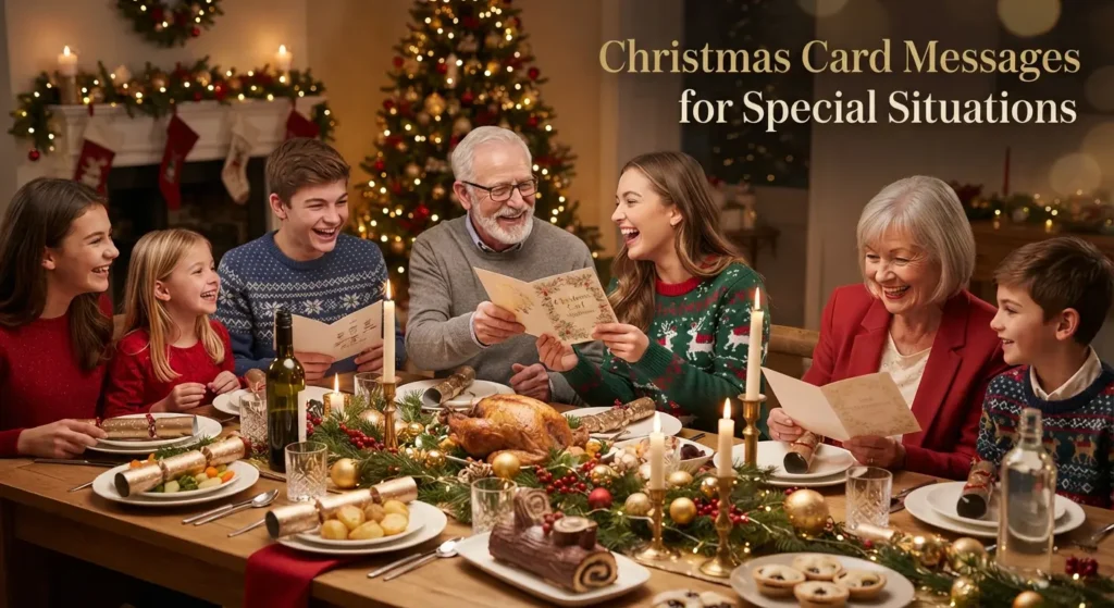 Christmas Card Messages for Special Situations