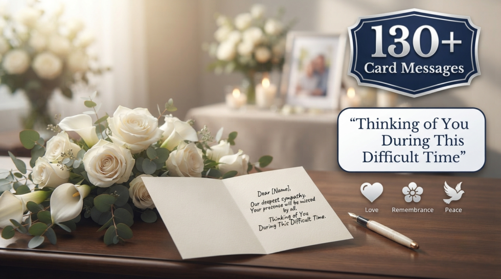 Condolence Card Messages for Coworkers and Acquaintances