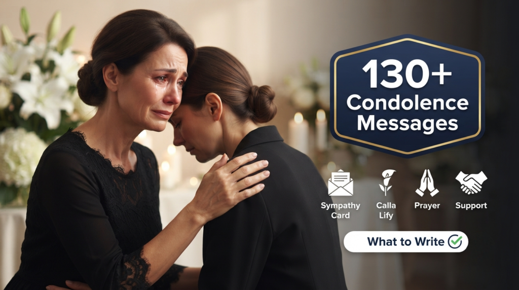 Condolence Card Messages for Family Members