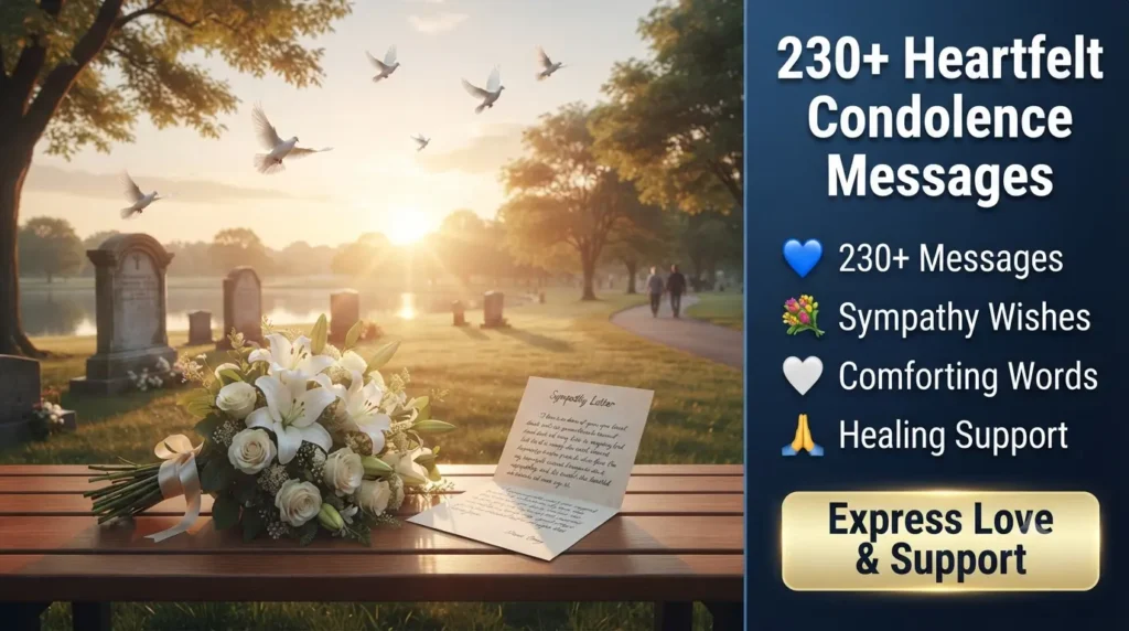 Condolence Messages for Cards, Flowers, and Texts
