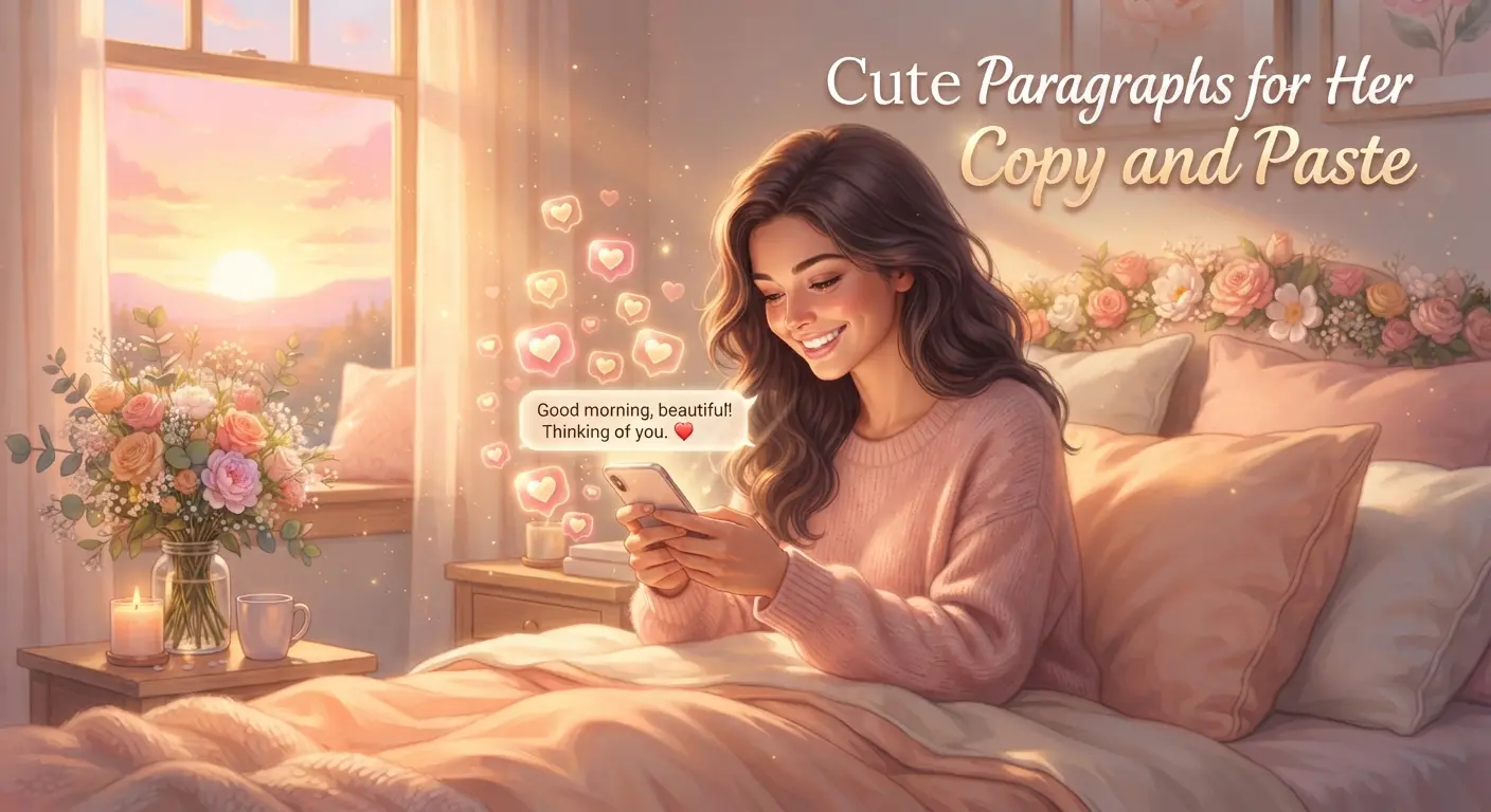  Cute Paragraphs for Her Copy and Paste
