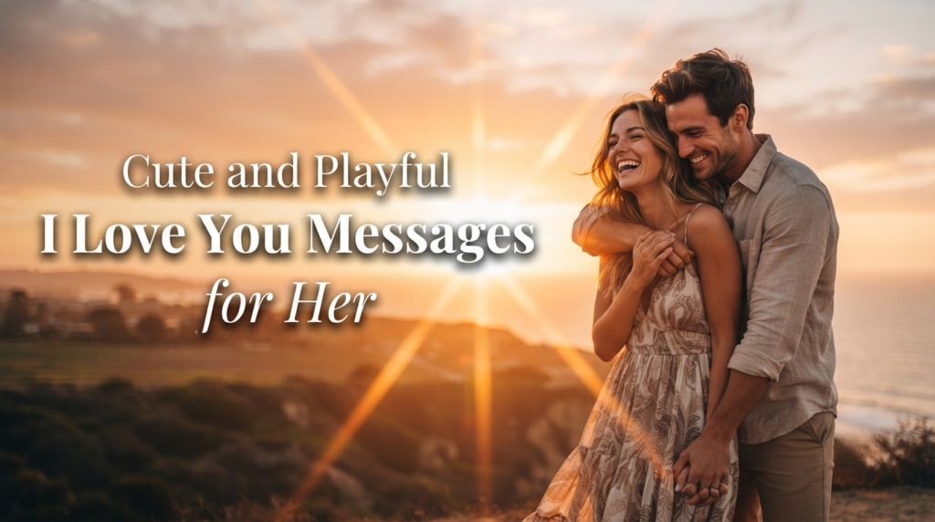 Cute and Playful I Love You Messages for Her