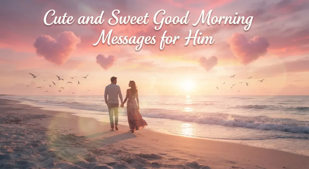 Cute and Sweet Good Morning Messages for Him